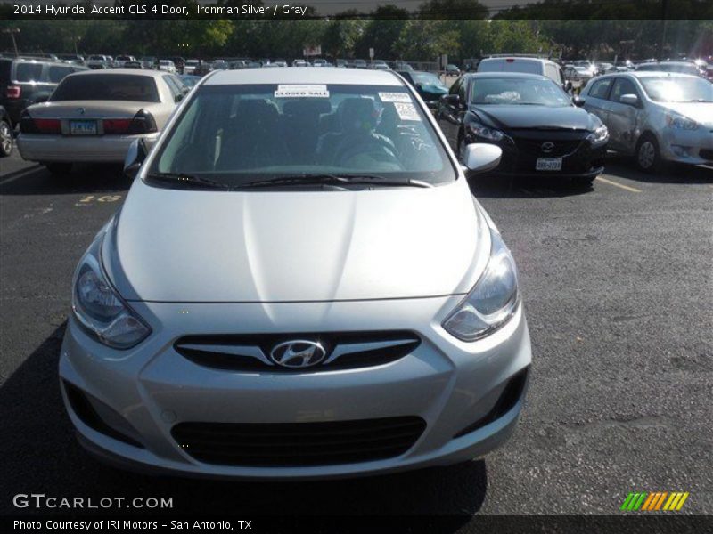 Ironman Silver / Gray 2014 Hyundai Accent GLS 4 Door