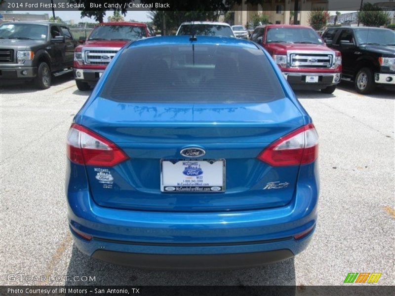 Blue Candy / Charcoal Black 2014 Ford Fiesta SE Sedan