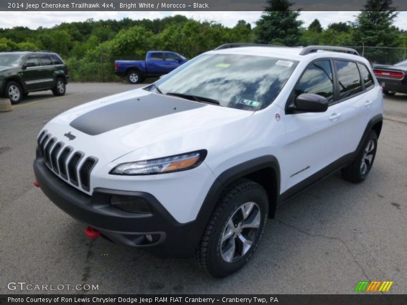 Bright White / Morocco - Black 2014 Jeep Cherokee Trailhawk 4x4