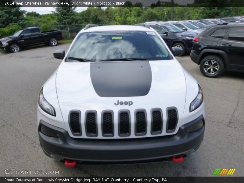 Bright White / Morocco - Black 2014 Jeep Cherokee Trailhawk 4x4