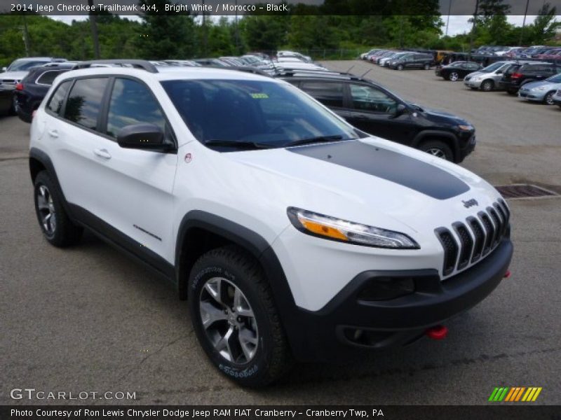 Bright White / Morocco - Black 2014 Jeep Cherokee Trailhawk 4x4