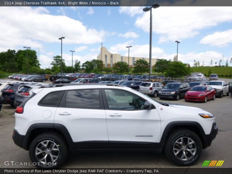 Bright White / Morocco - Black 2014 Jeep Cherokee Trailhawk 4x4