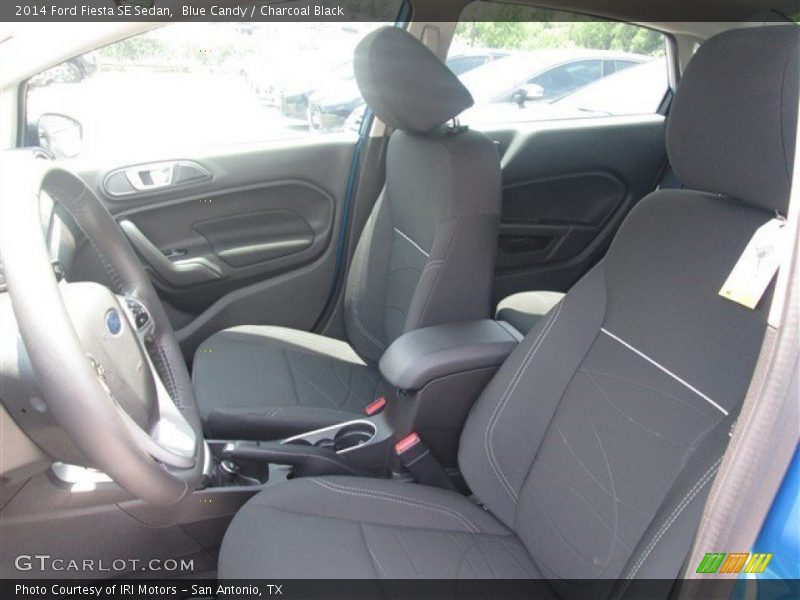 Blue Candy / Charcoal Black 2014 Ford Fiesta SE Sedan