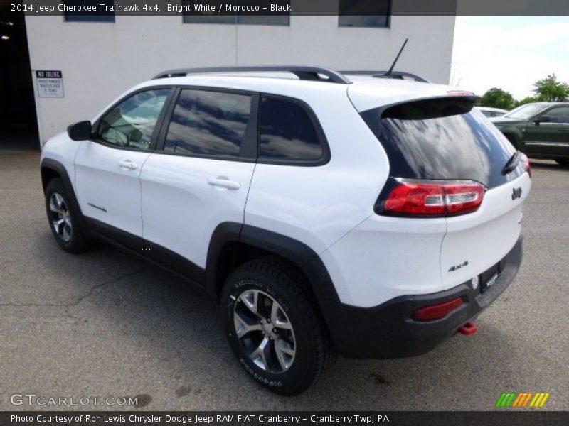 Bright White / Morocco - Black 2014 Jeep Cherokee Trailhawk 4x4