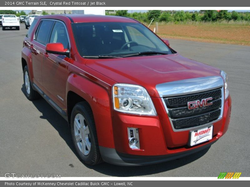 Crystal Red Tintcoat / Jet Black 2014 GMC Terrain SLE