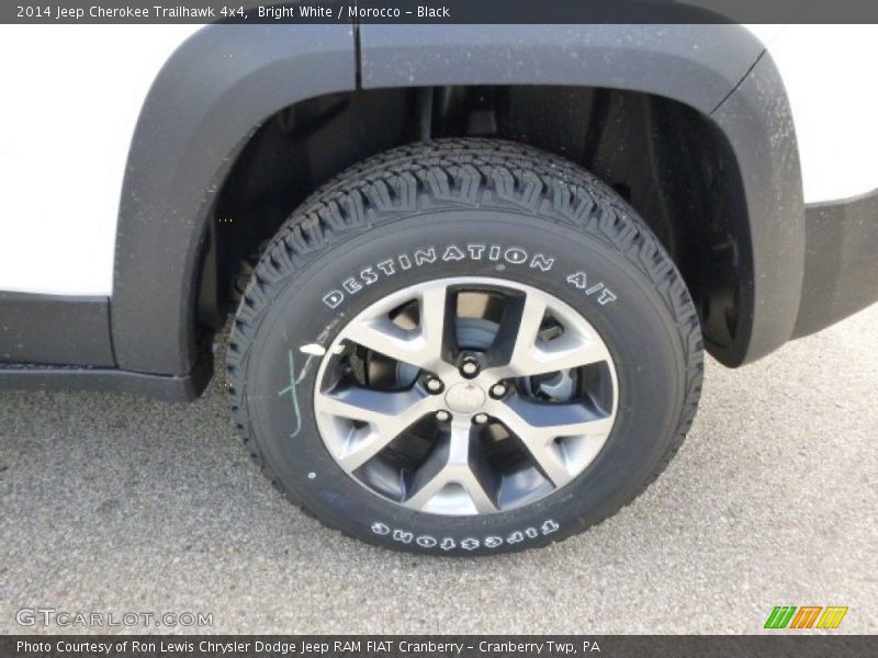 Bright White / Morocco - Black 2014 Jeep Cherokee Trailhawk 4x4