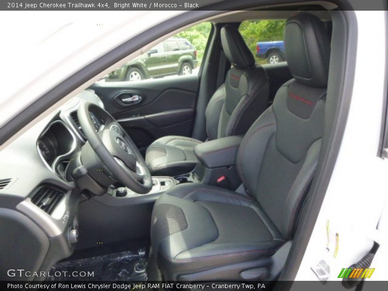 Bright White / Morocco - Black 2014 Jeep Cherokee Trailhawk 4x4