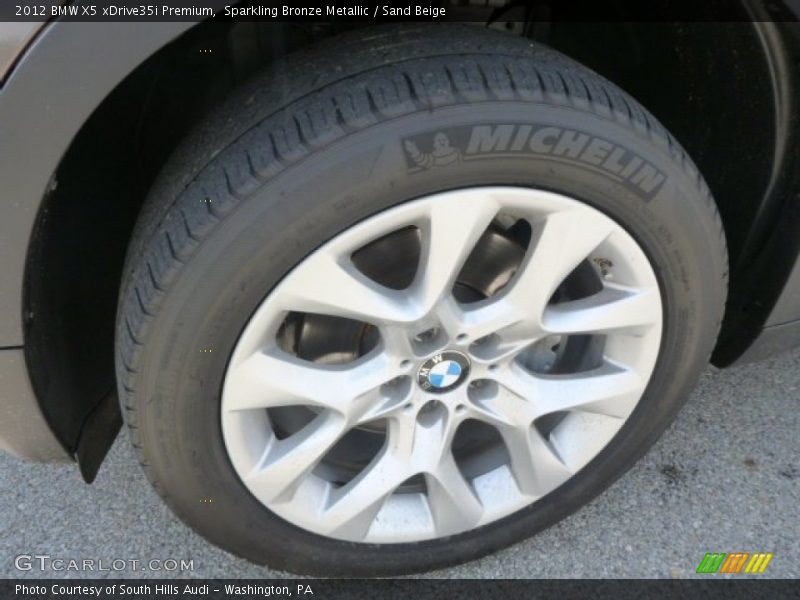 Sparkling Bronze Metallic / Sand Beige 2012 BMW X5 xDrive35i Premium