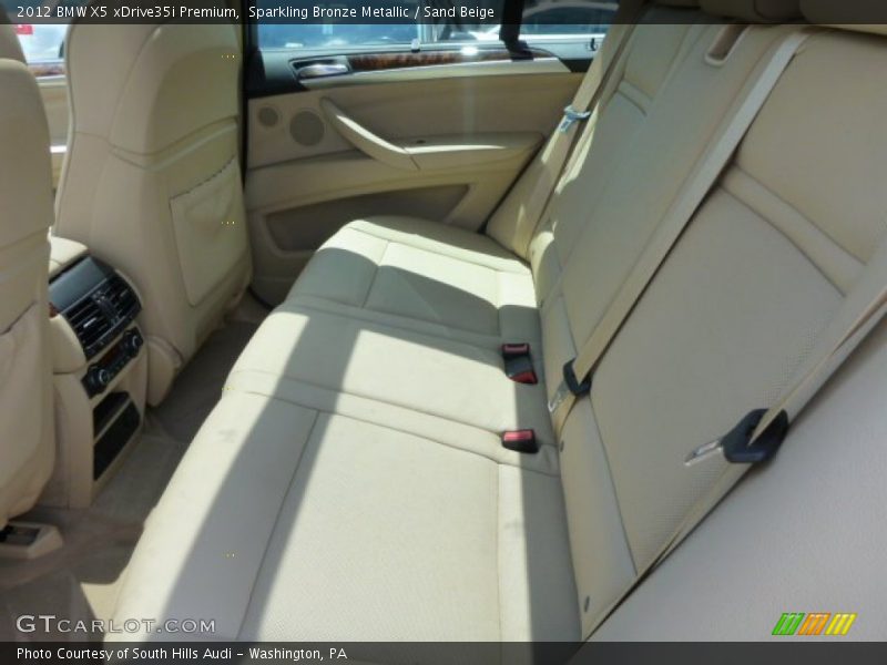 Sparkling Bronze Metallic / Sand Beige 2012 BMW X5 xDrive35i Premium
