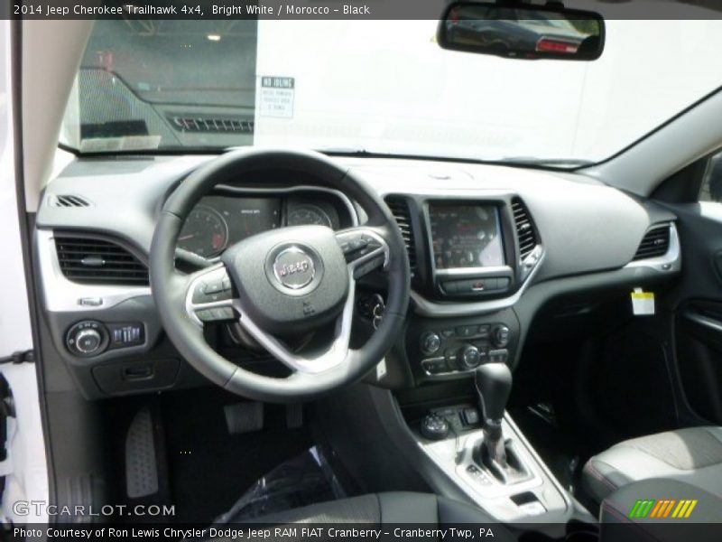Bright White / Morocco - Black 2014 Jeep Cherokee Trailhawk 4x4