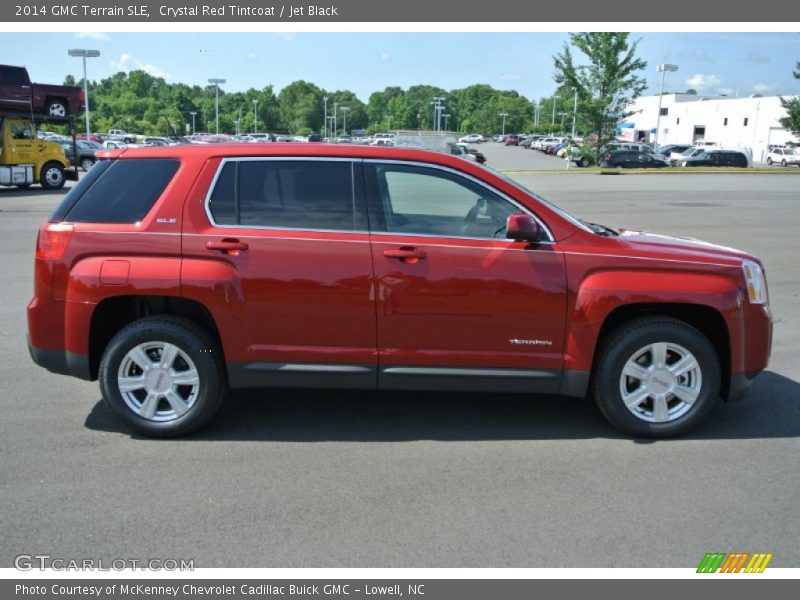 Crystal Red Tintcoat / Jet Black 2014 GMC Terrain SLE
