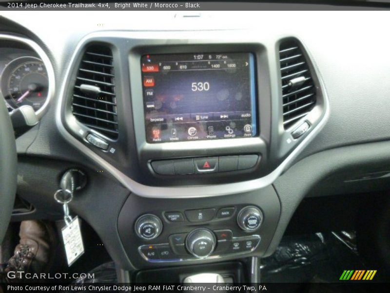 Bright White / Morocco - Black 2014 Jeep Cherokee Trailhawk 4x4