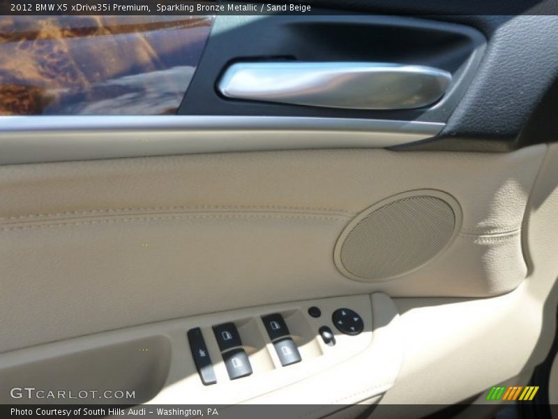 Sparkling Bronze Metallic / Sand Beige 2012 BMW X5 xDrive35i Premium