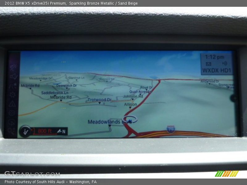 Sparkling Bronze Metallic / Sand Beige 2012 BMW X5 xDrive35i Premium