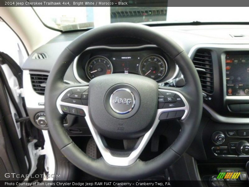 Bright White / Morocco - Black 2014 Jeep Cherokee Trailhawk 4x4