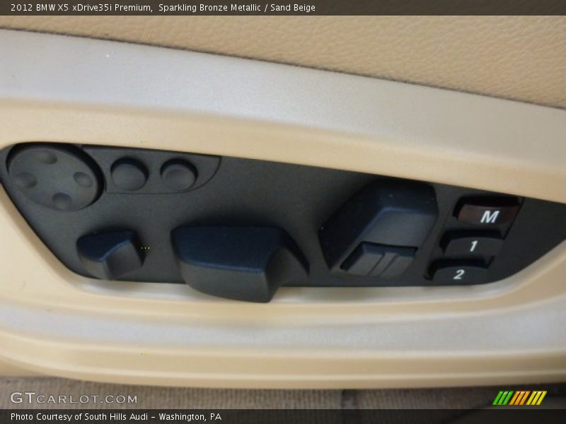 Sparkling Bronze Metallic / Sand Beige 2012 BMW X5 xDrive35i Premium