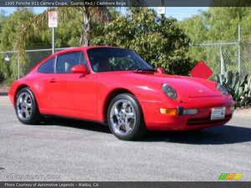 Guards Red / Cashmere Beige 1995 Porsche 911 Carrera Coupe