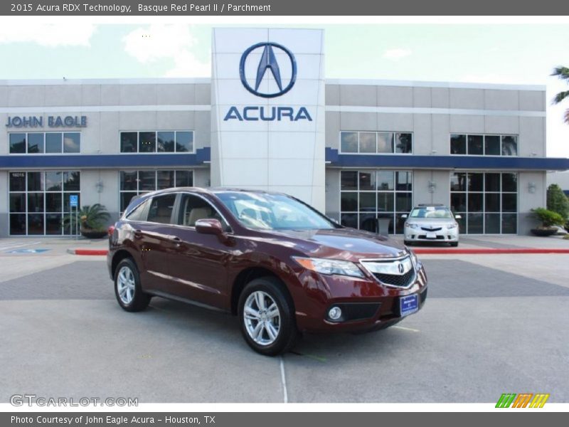 Basque Red Pearl II / Parchment 2015 Acura RDX Technology
