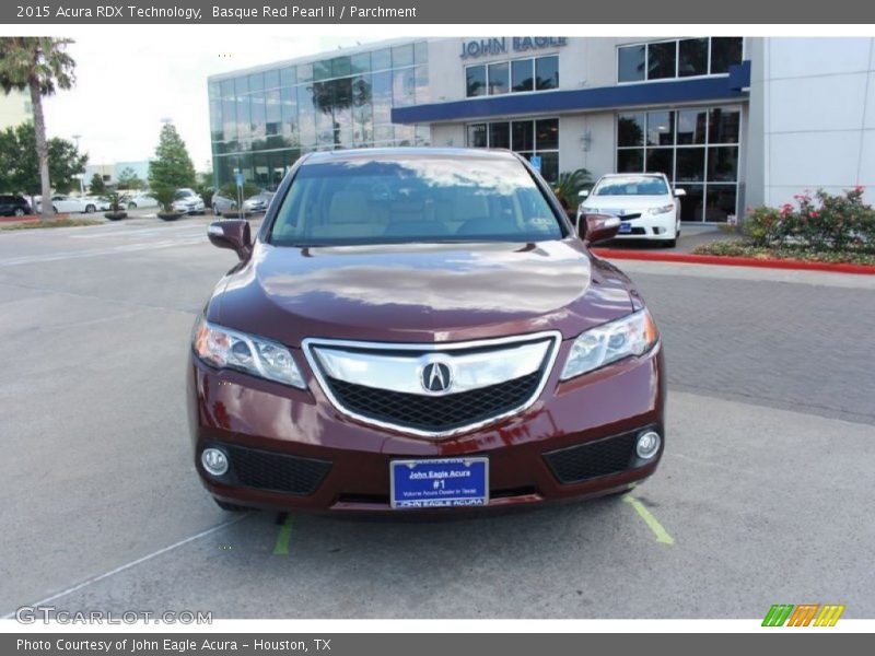 Basque Red Pearl II / Parchment 2015 Acura RDX Technology