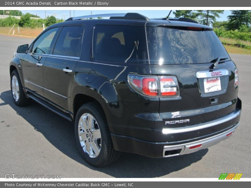 Carbon Black Metallic / Ebony 2014 GMC Acadia Denali
