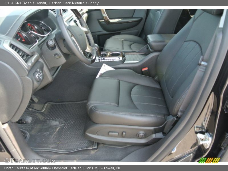 Carbon Black Metallic / Ebony 2014 GMC Acadia Denali