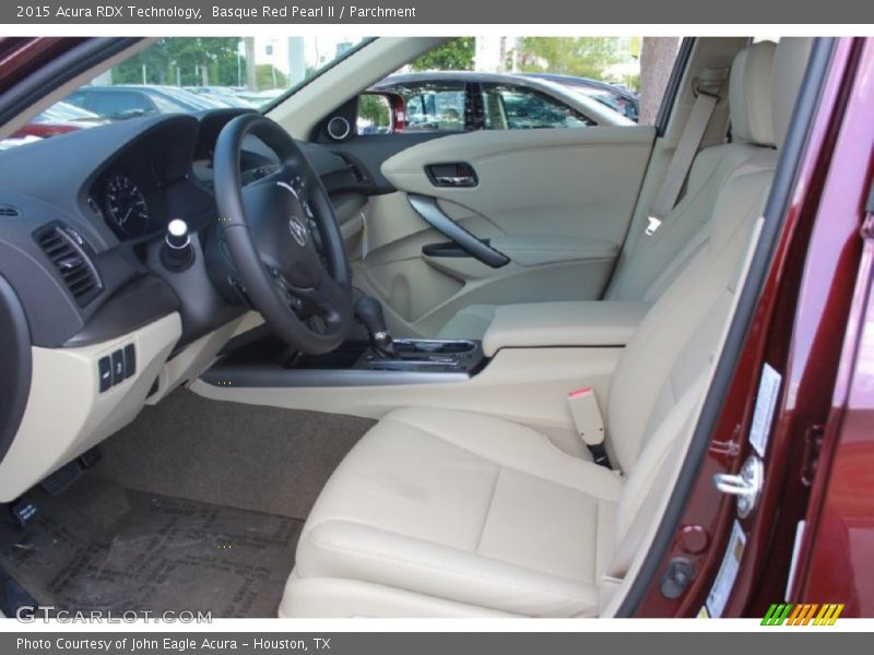 Basque Red Pearl II / Parchment 2015 Acura RDX Technology
