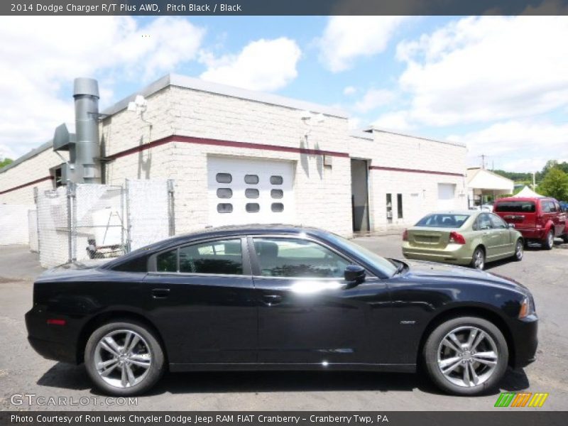Pitch Black / Black 2014 Dodge Charger R/T Plus AWD
