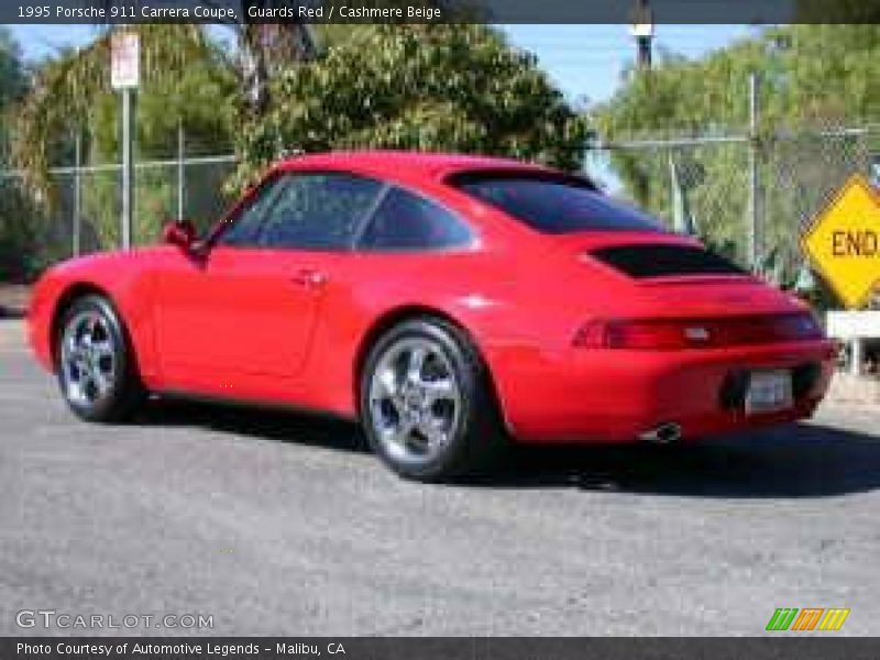 Guards Red / Cashmere Beige 1995 Porsche 911 Carrera Coupe