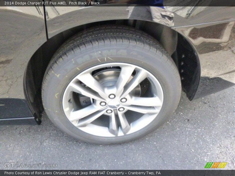Pitch Black / Black 2014 Dodge Charger R/T Plus AWD