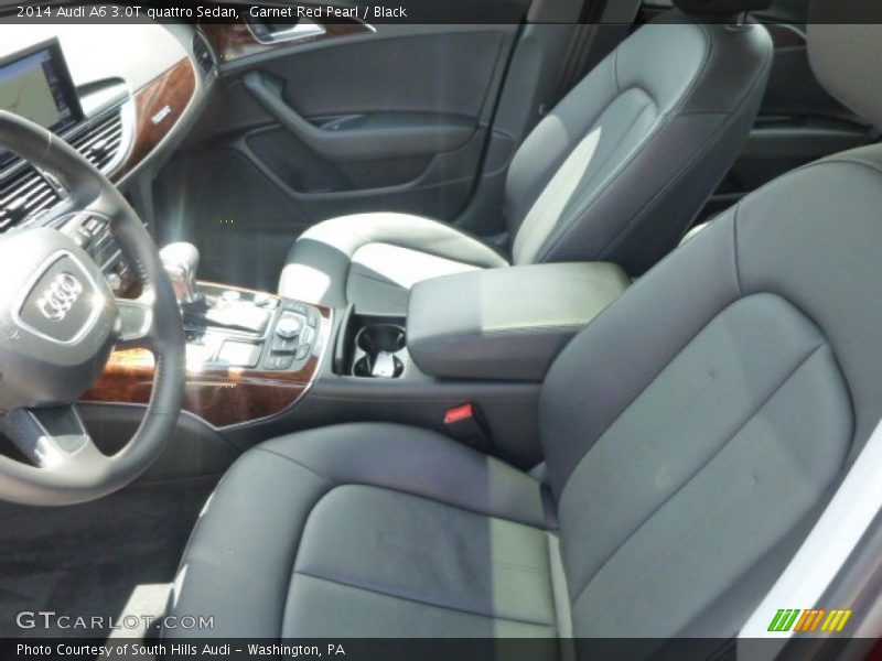 Garnet Red Pearl / Black 2014 Audi A6 3.0T quattro Sedan