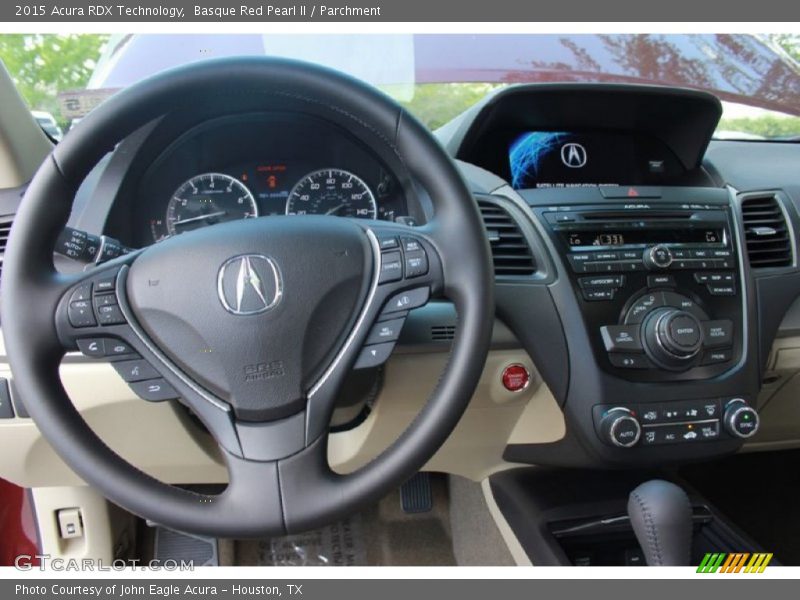 Basque Red Pearl II / Parchment 2015 Acura RDX Technology