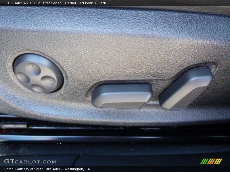 Garnet Red Pearl / Black 2014 Audi A6 3.0T quattro Sedan