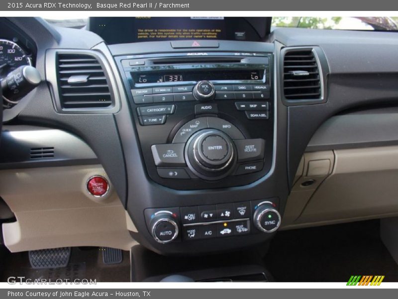 Basque Red Pearl II / Parchment 2015 Acura RDX Technology