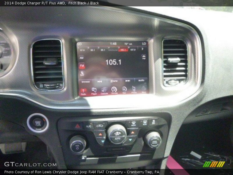 Pitch Black / Black 2014 Dodge Charger R/T Plus AWD