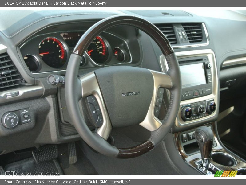 Carbon Black Metallic / Ebony 2014 GMC Acadia Denali
