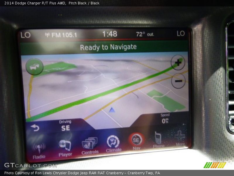 Pitch Black / Black 2014 Dodge Charger R/T Plus AWD