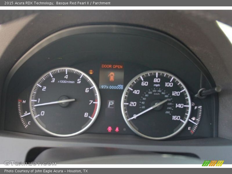 Basque Red Pearl II / Parchment 2015 Acura RDX Technology