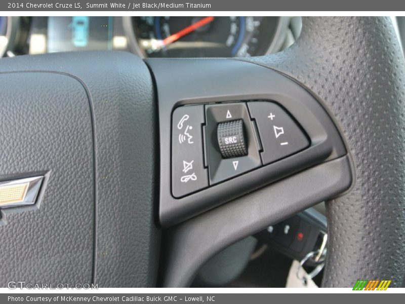 Summit White / Jet Black/Medium Titanium 2014 Chevrolet Cruze LS