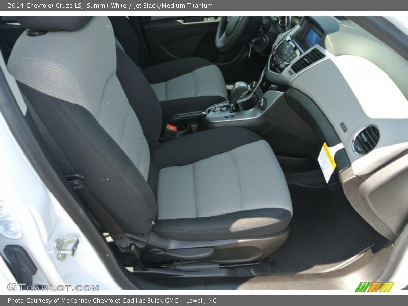 Summit White / Jet Black/Medium Titanium 2014 Chevrolet Cruze LS