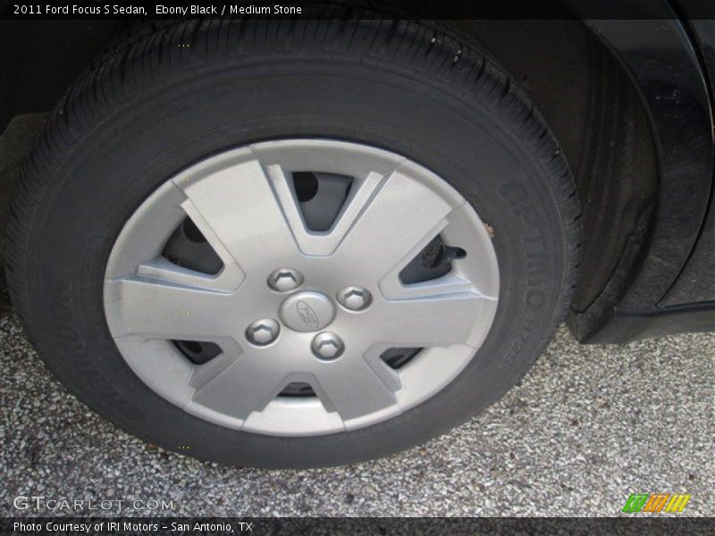 Ebony Black / Medium Stone 2011 Ford Focus S Sedan
