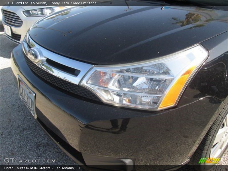 Ebony Black / Medium Stone 2011 Ford Focus S Sedan