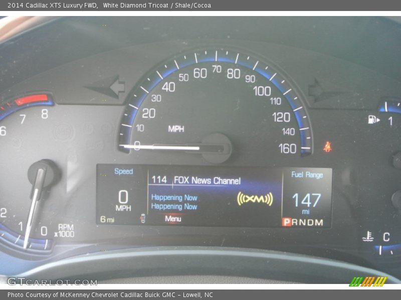White Diamond Tricoat / Shale/Cocoa 2014 Cadillac XTS Luxury FWD