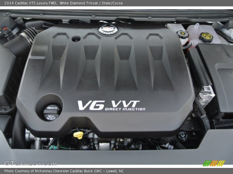 White Diamond Tricoat / Shale/Cocoa 2014 Cadillac XTS Luxury FWD