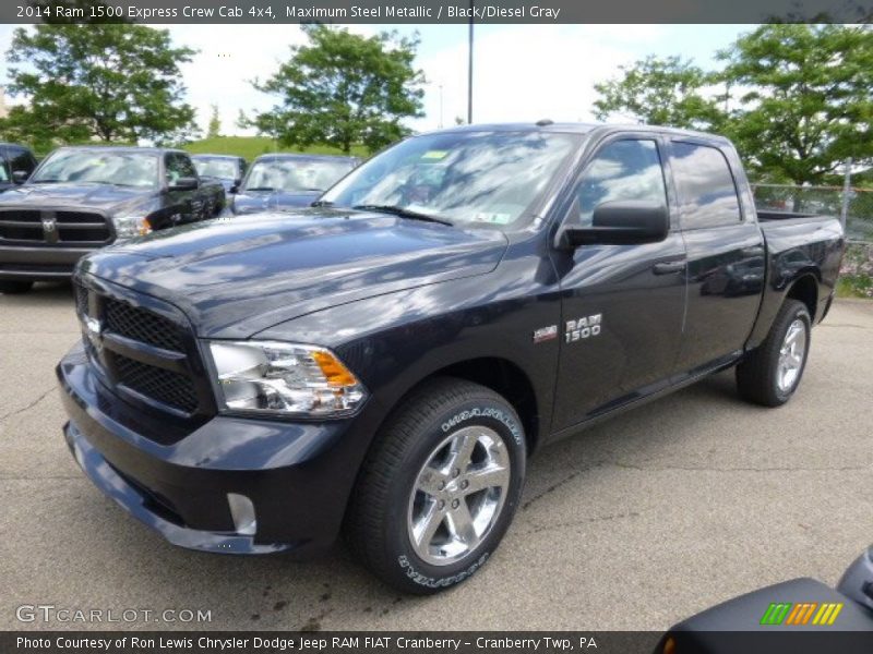 Maximum Steel Metallic / Black/Diesel Gray 2014 Ram 1500 Express Crew Cab 4x4