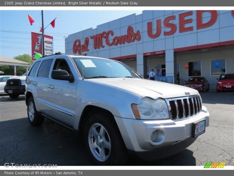 Bright Silver Metallic / Medium Slate Gray 2005 Jeep Grand Cherokee Limited