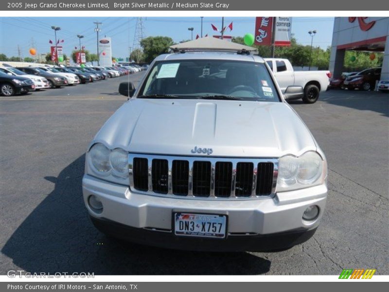 Bright Silver Metallic / Medium Slate Gray 2005 Jeep Grand Cherokee Limited
