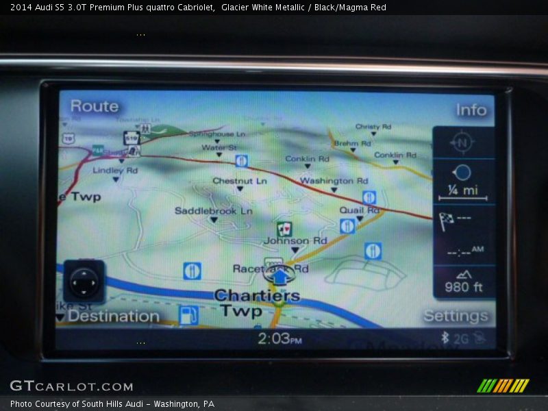 Navigation of 2014 S5 3.0T Premium Plus quattro Cabriolet