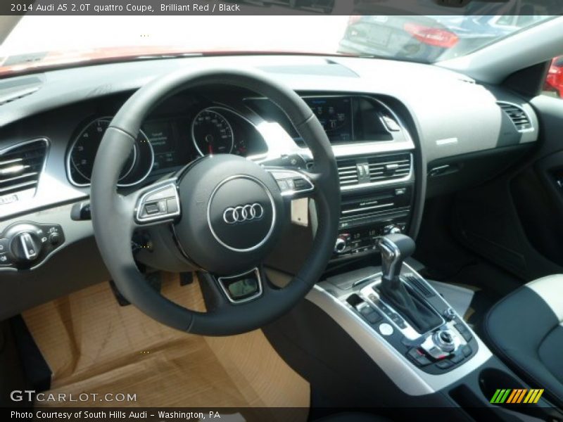 Brilliant Red / Black 2014 Audi A5 2.0T quattro Coupe