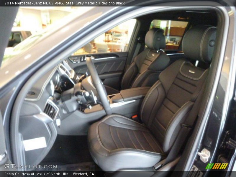 Front Seat of 2014 ML 63 AMG