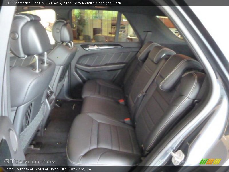 Rear Seat of 2014 ML 63 AMG